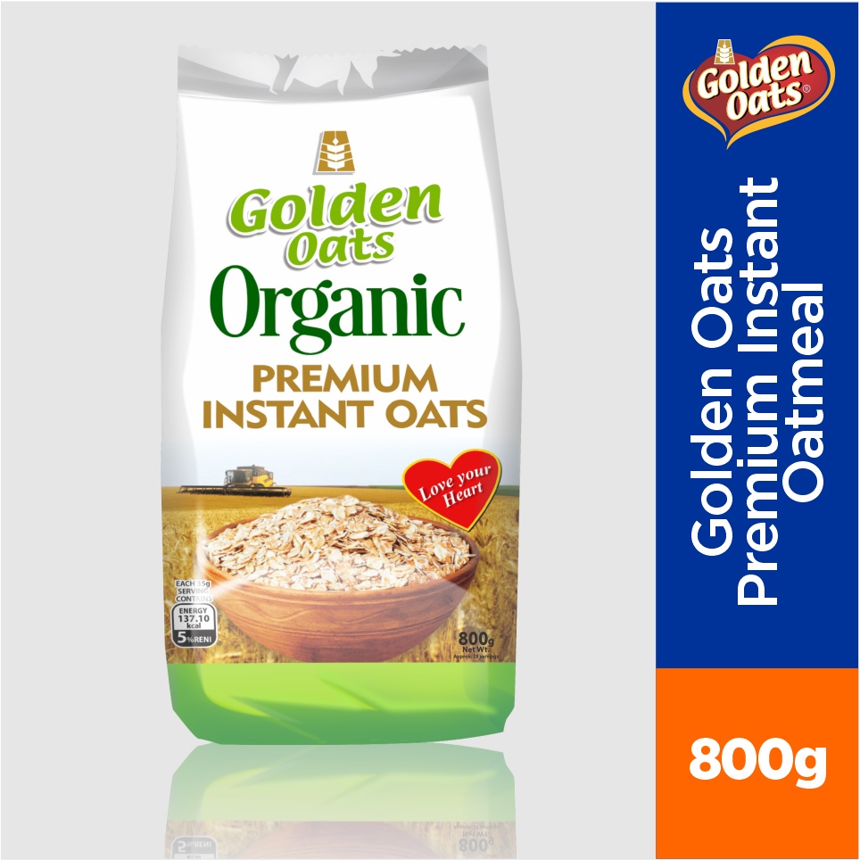 GOLDEN OATS Premium Organic Instant Oats 800g Shopee Philippines