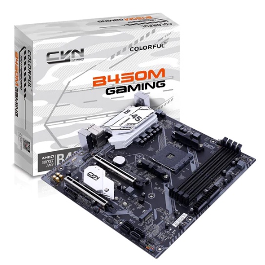 COLORFUL CVN B450M GAMING Motherboard V14/4*DIMMS/M.2/DVI+HDMI/AM4/MATX