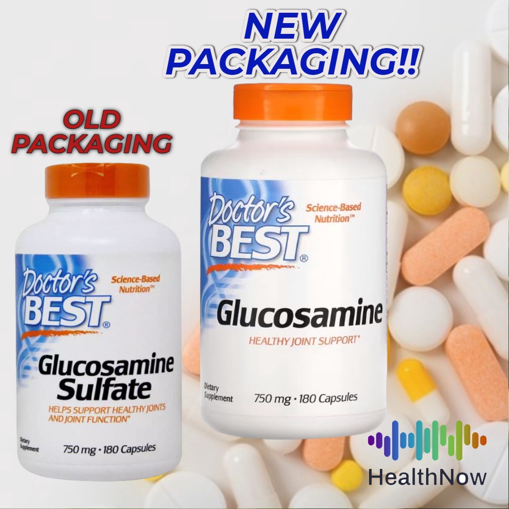 Doctors Best Glucosamine Sulfate 750 mg 180 Capsules Shopee Philippines