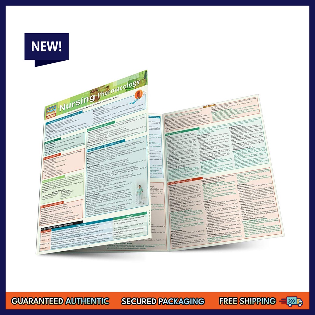 Nursing Pharmacology (Quick Study Academic) | Shopee Philippines