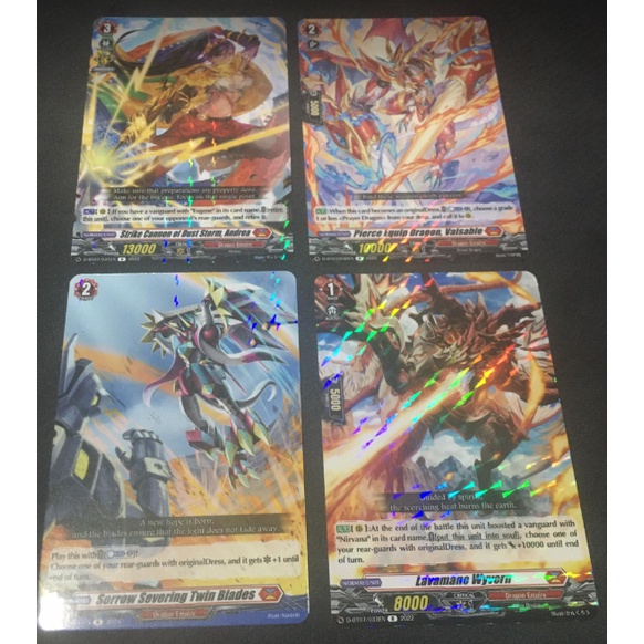 Dragon Empire Rares (D-BT07) - Cardfight!! Vanguard OverDress [DBT07 ...