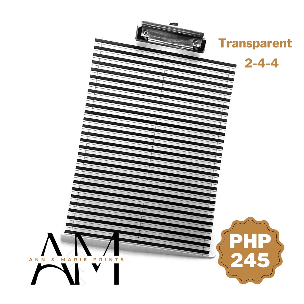 (Ann & Marie Prints) Engineering Guide Clipboard see-through