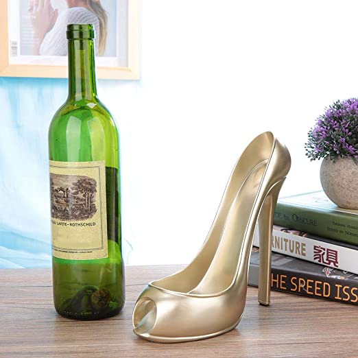 Stilleto High Heel Shoe Wine Bottle Holder Wine Rack Bottle Storage