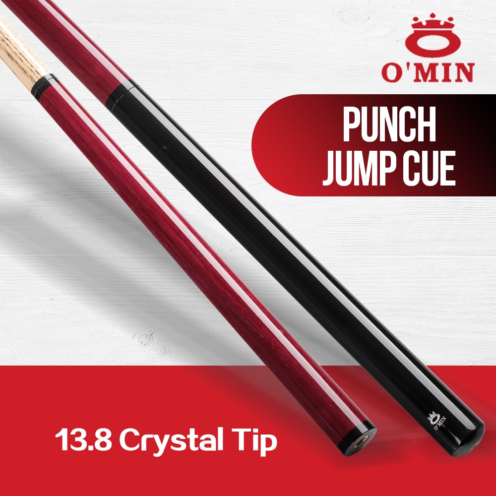 OMIN Break Jump Cue Billiard Stick Kit Punch Jump Cue 3 Pieces Cue Ash