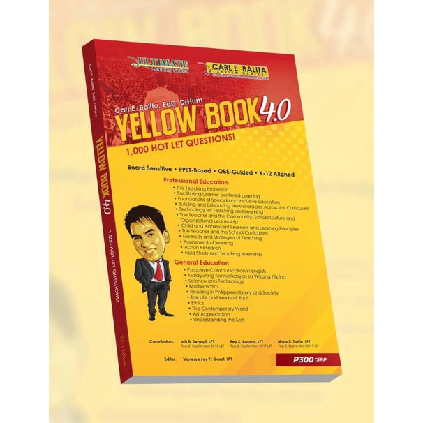 CBRC Yellow Book 4.0 (NEW 2023 edition) LET Reviewer Carl Balita Review