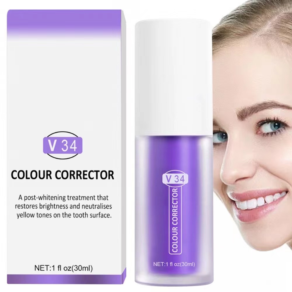 EELHOE V34 Colour Corrector Teeth Stains Removal Whitening Toothpaste