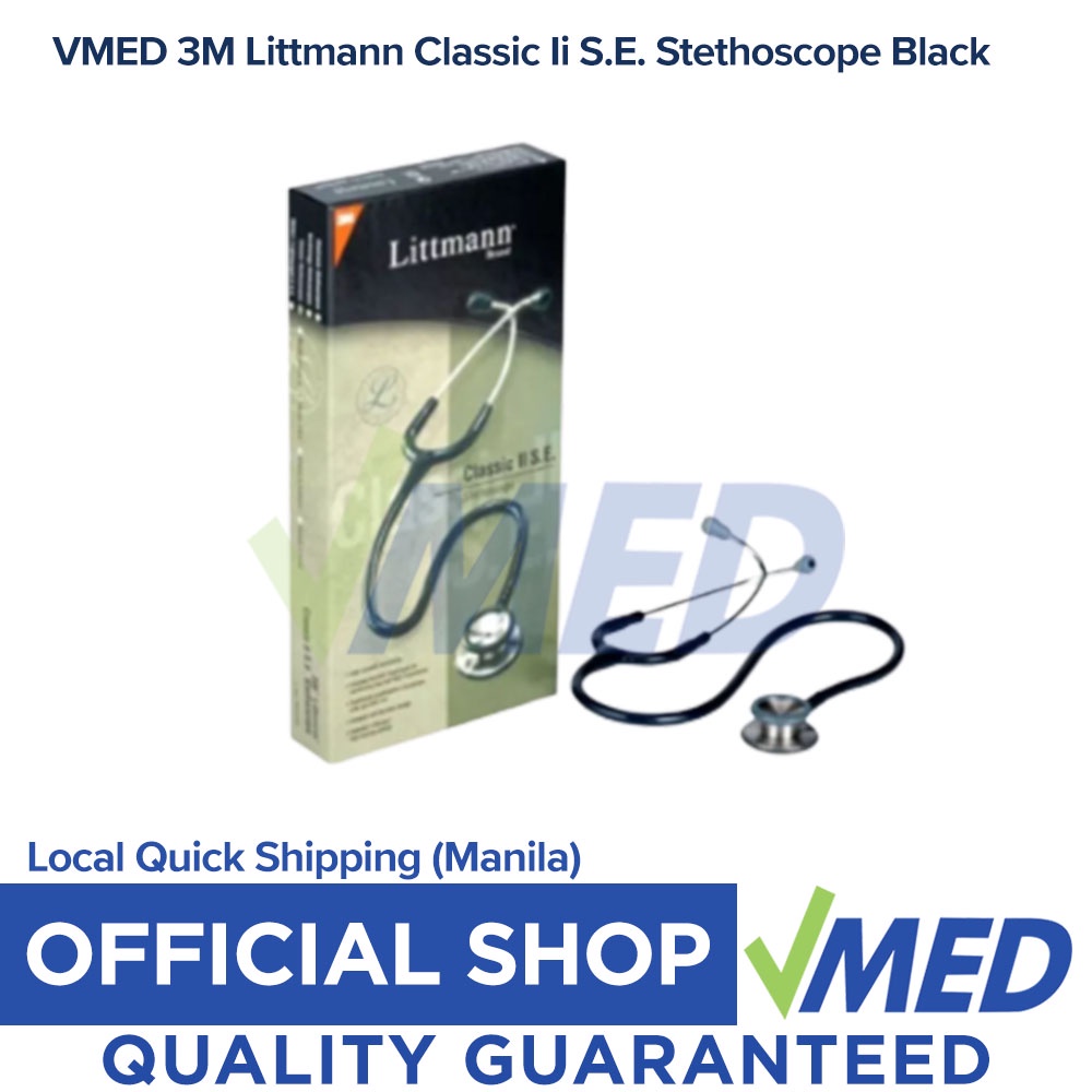 3M Littmann Classic Ii S.E. Stethoscope Black Shopee Philippines