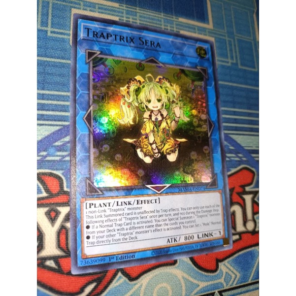 Konami Yu-Gi-Oh! 20th Anniversary Traptrix Sera Premium Card Sleeves   100ct (Glossy, Standard Size)