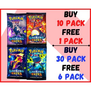 【10 Free 1】Pokemon Trading Card Booster Pack Pokémon Trading Card TCG【30 Free 6】