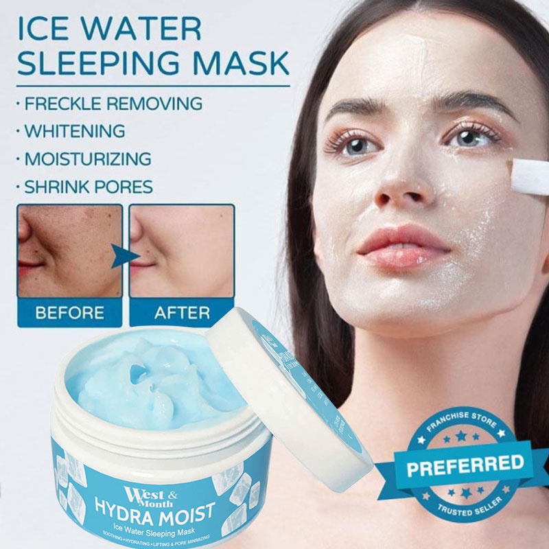 Trending New Hydra moist Ice Water sleeping mask Face Skin collagen