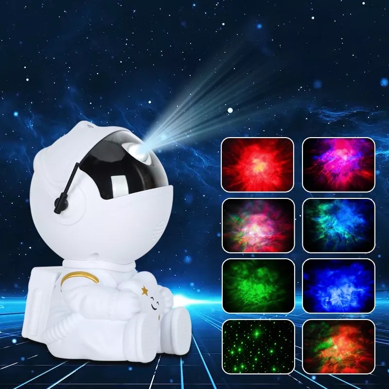 Astronaut Projector LED Laser Space Galaxy Projector 360 Degree Star ...