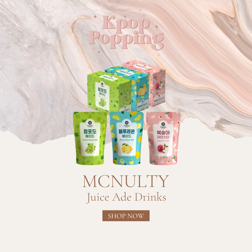 Mcnulty Korean Pouch Drinks Ade Juice 190ML Shopee Philippines