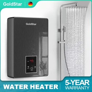 Gold Star Water Heater Electric LCD Touchscreen Instant Water Heater with Self-modulating 6500W