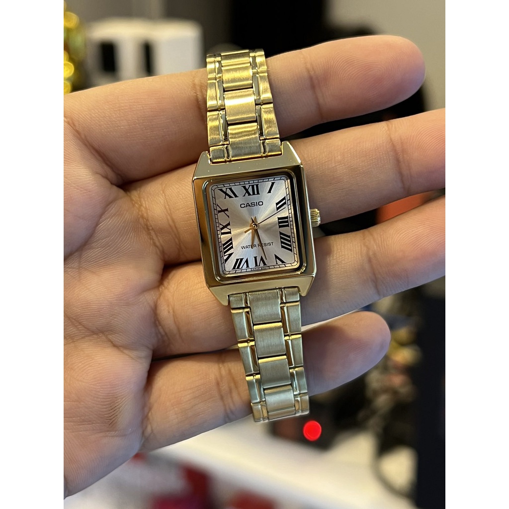CASIO Analog Roman Stainless Steel Ladies Watch LTPV007G9B / Legit
