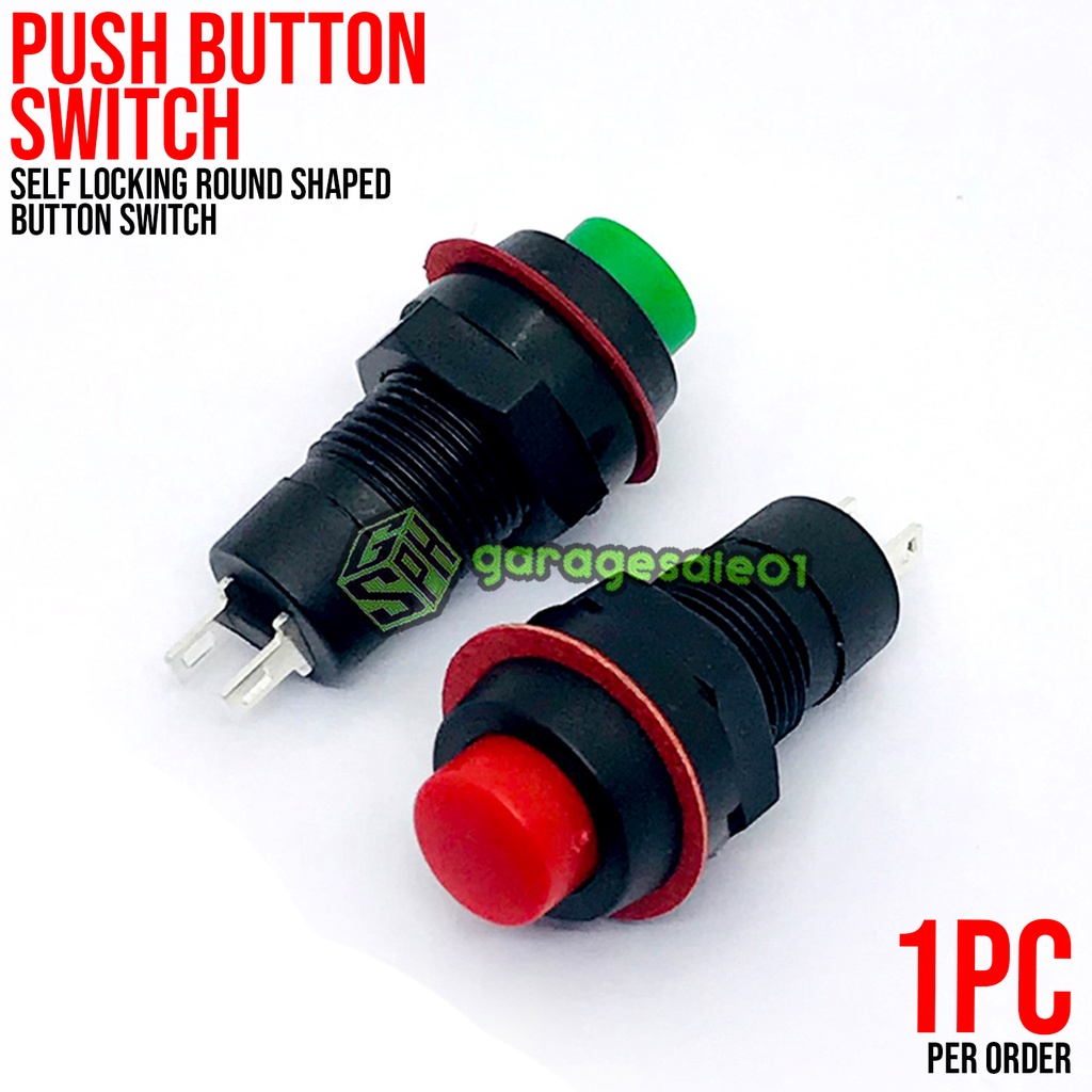 Selflocking Push Button Switch 10mm Self Locking Momentary Push Button