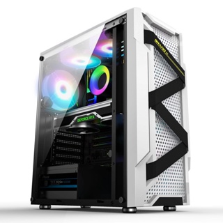 KENLEI KEYTECH T600 Terminator series Mid Tower Gaming Case Tempered ...