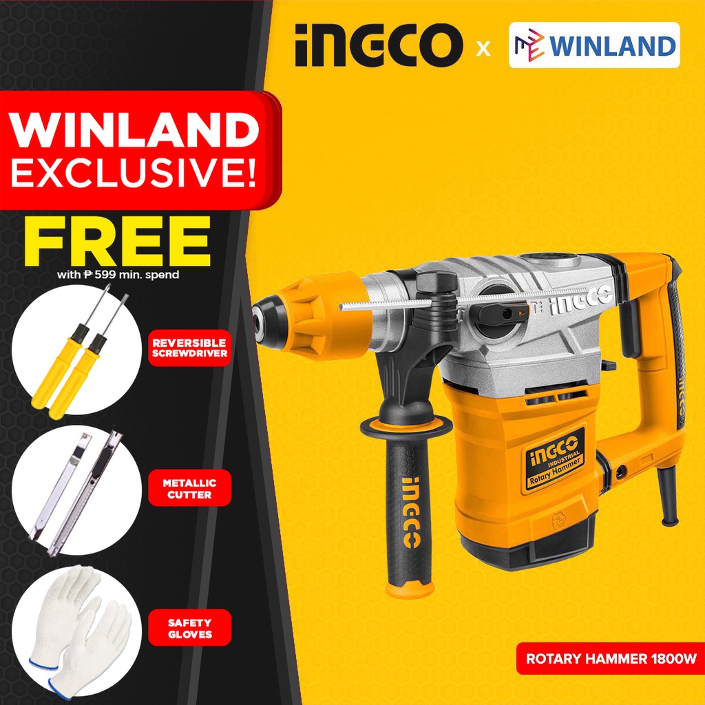 INGCO by Winland Rotary Hammer 1800w RH18008 Shopee Philippines