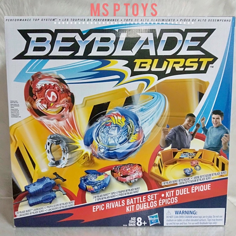 HASBRO - Beyblade Burst: Epic Rivals Battle Set (Yellow) | Shopee ...