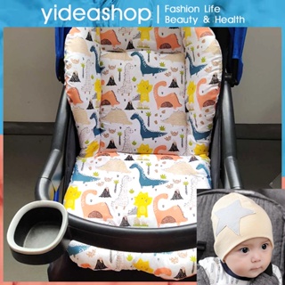 Baby Stroller Cushion Multifunction Stroller Seat Pad Baby Stroller Pad Car Seat Cushion Universal newborn baby Cartoon Floral Stroller Seat Covers YIDEAAL