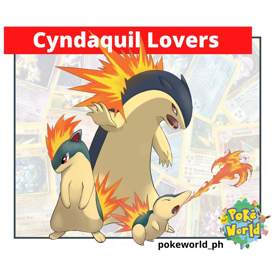 Cyndaquil Quilava Typhlosion Pokemon Starters Fire Type Singles Cyndaquil Lovers