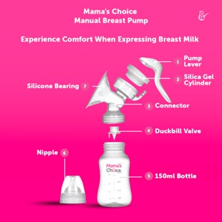 Mama’s Choice Manual Breast Pump | Portable Pump for Breastfeeding #4