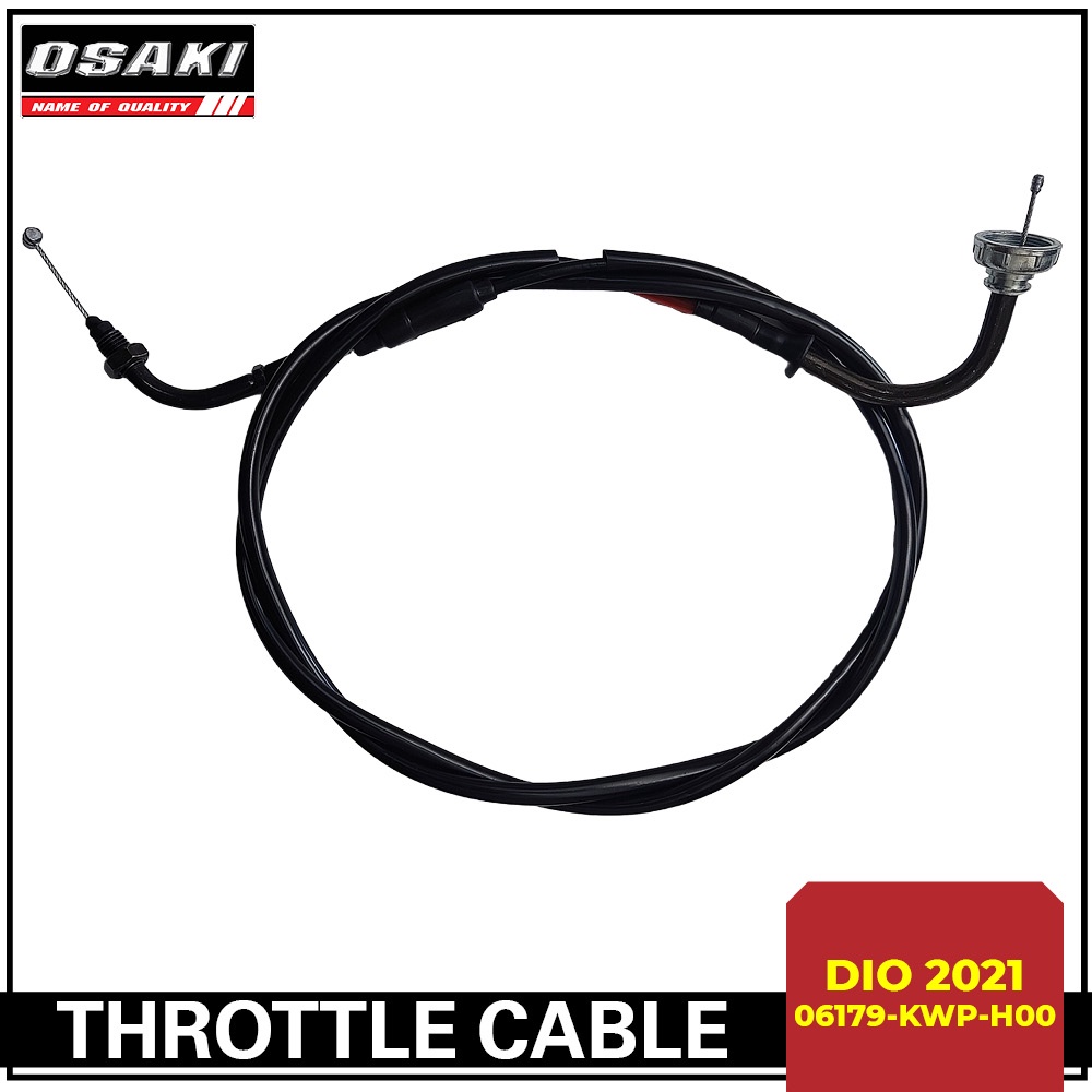 Osaki Honda DIO 2021 Motorcycle Throttle Cable [06179KWPH00] Shopee
