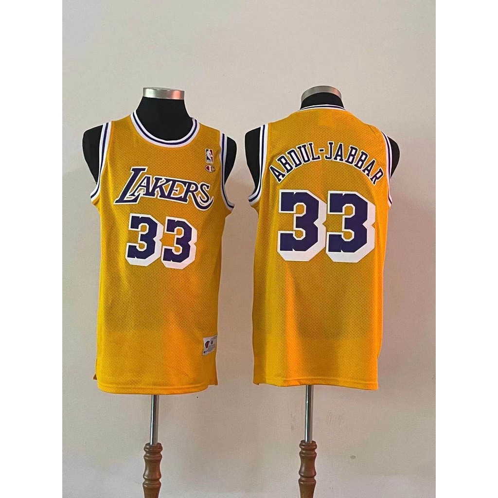 Mitchell & Ness Mens Swingman Jersey Los Angeles Lakers 1983-84 Kareem Abdul-Jabbar, Purple / M