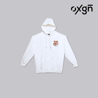 OXGN Places Of The City Hoodie With Graphic Print For Men (White)