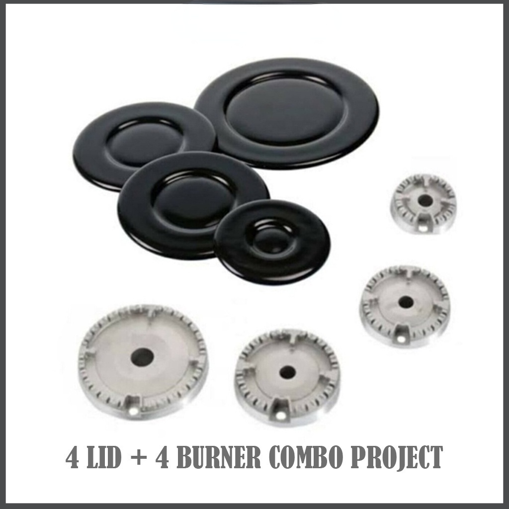 Oven Hob Gas Burner Crown & Cooker & Flame Cap Cover Universal gas hob