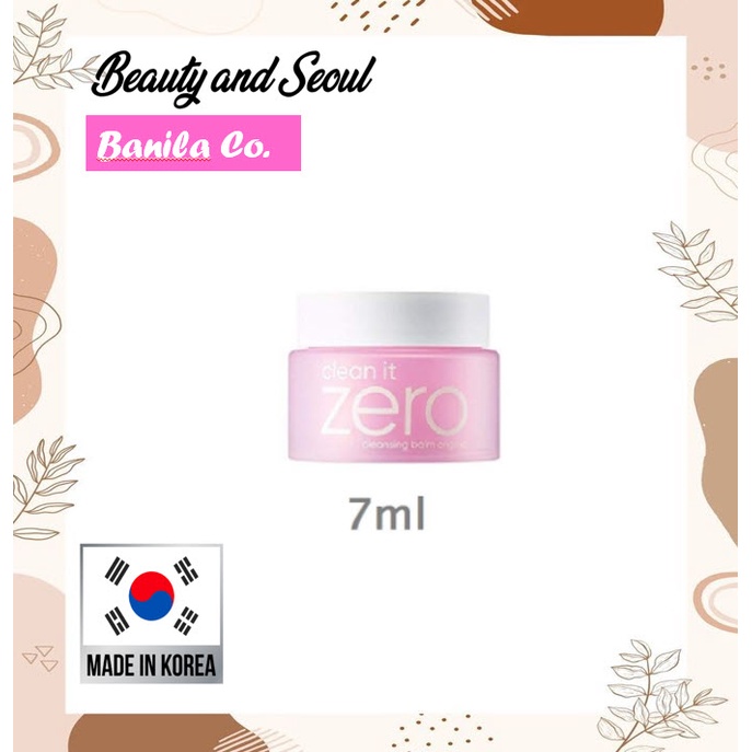 Banila Co Banila Co Clean It Zero Cleansing Balm 7ml Shopee Philippines 1403