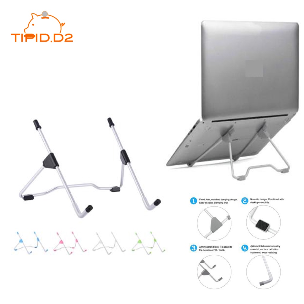 Laptop Aluminum Stand for Desk Notebook Keyboard Stand Riser Mini