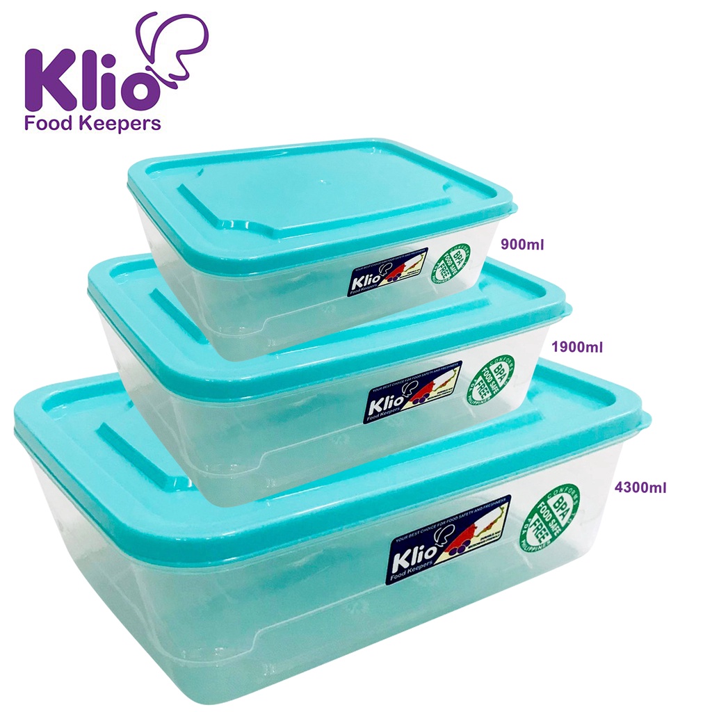 KLIO by Winland Rectangular Stackable Food Keeper Kitchenware Container