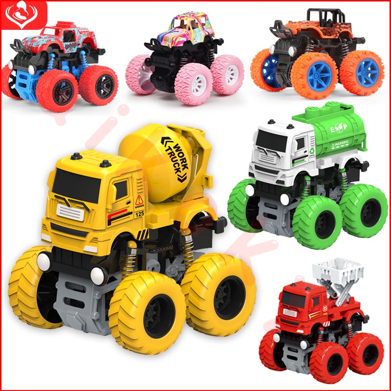 Monster Truck Toys Friction Power Vehicles Truck Inertia SUV Car Toys