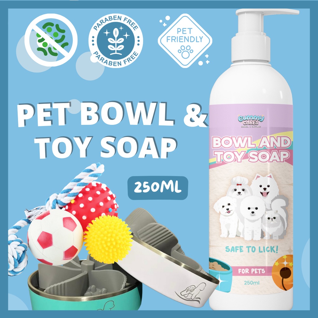 Pet Safe Toy and Bowl Soap For Dogs and Cats 250ML Kills Bacteria and