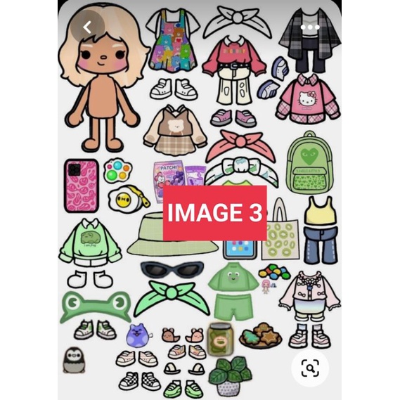 Toca Boca Paperdolls Laminated Shopee Philippines