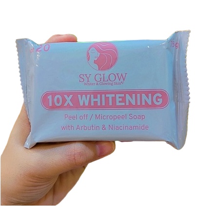 SY GLOW 10X WHITENING SOAP SPF20 (AUTHENTIC FDA Approved) | Shopee ...