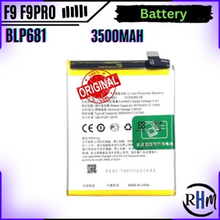 F9, F9 PRO, R17 Battery, Model: BLP681 (3500mAh) Original Quality Li ...