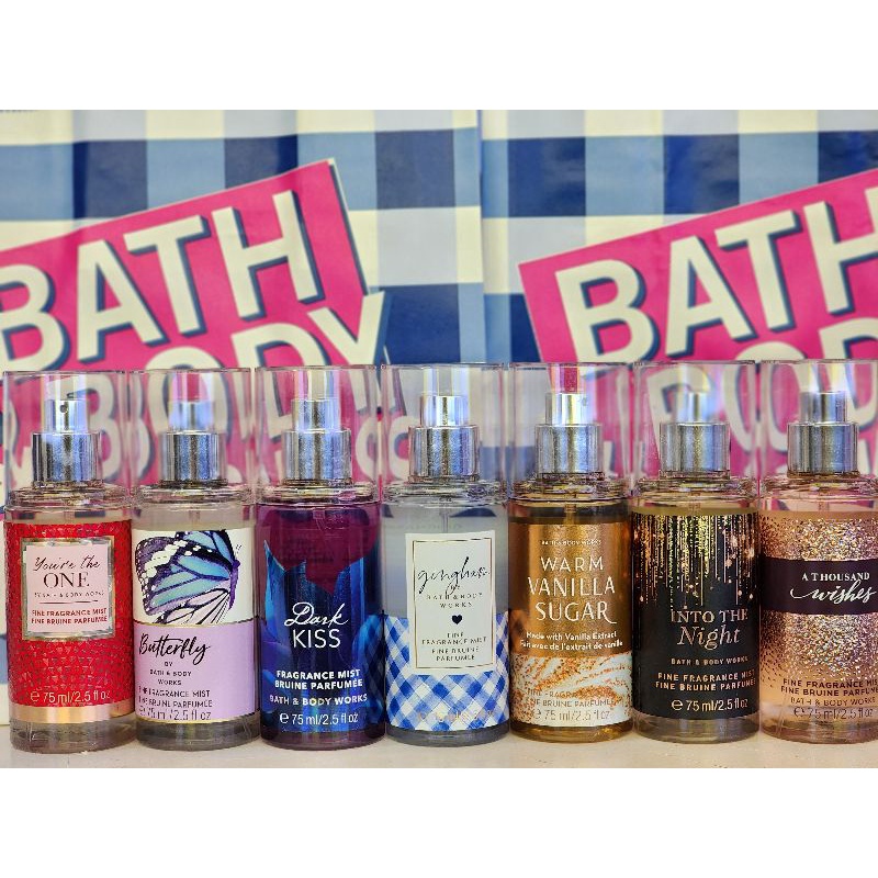 BATH AND BODY WORKS TRAVEL SIZE 75ML NEW PACKAGING Shopee Philippines