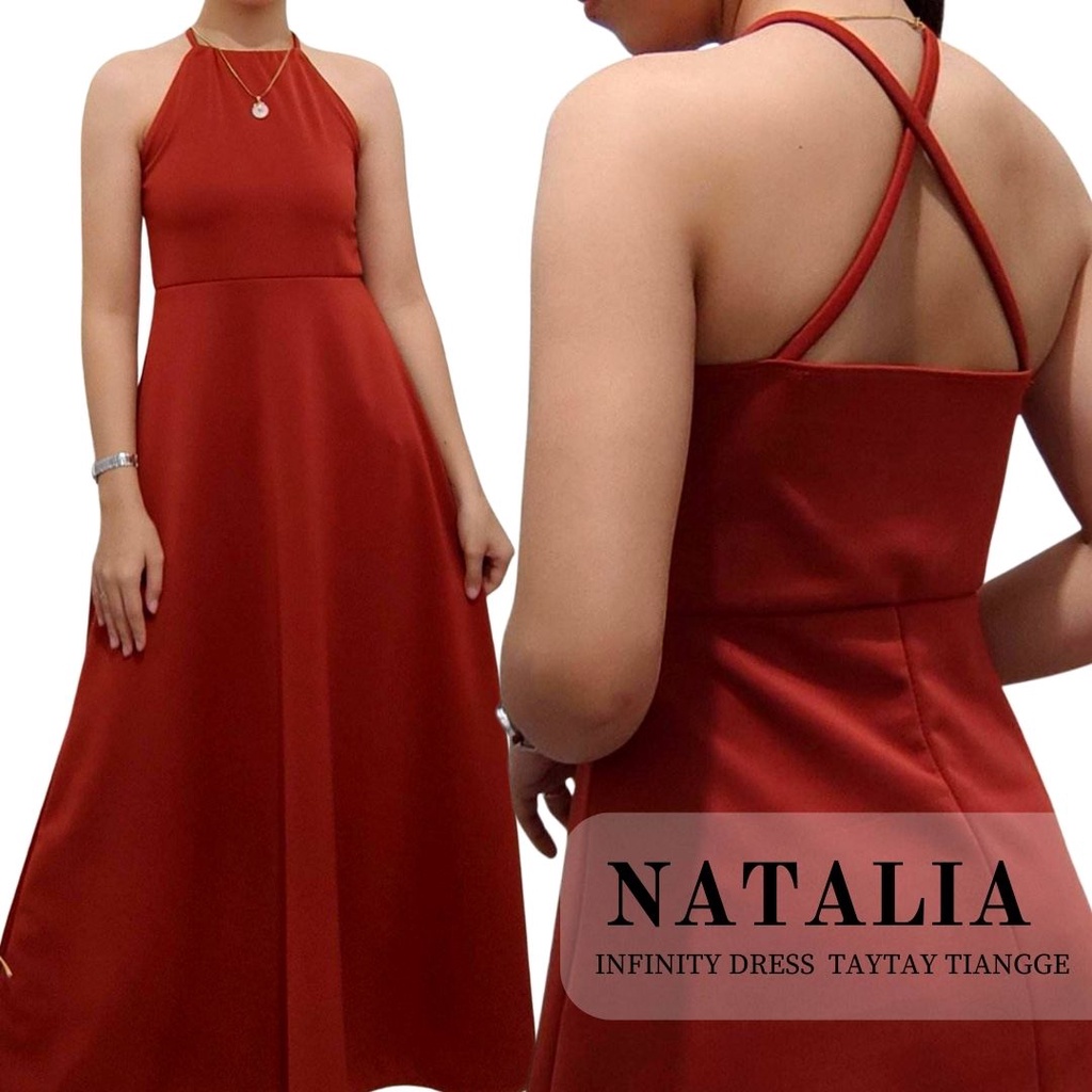 Natalia Dress Bridesmaids Dress Wedding Dress Taytay Supplier Shopee