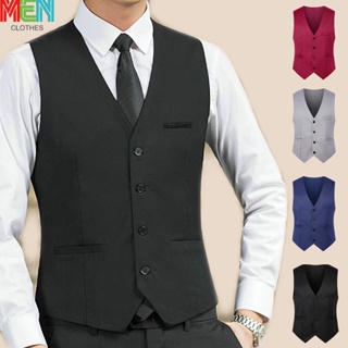 Plus Size Vest for Men/Suit Vest with Formal Attire for Men with Toxido for Men/Semi formal Korean Vest for men