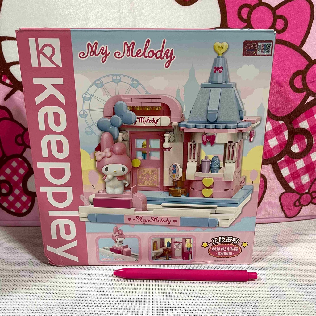 Sanrio Keeppley Building Blocks My Melody, Hello Kitty(Please Read