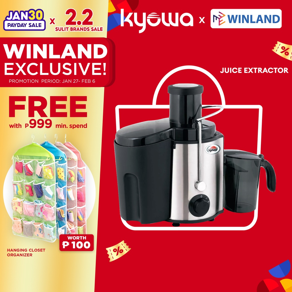 KYOWA by Winland Juice Extractor Stainless Steel blade KW4210 Shopee