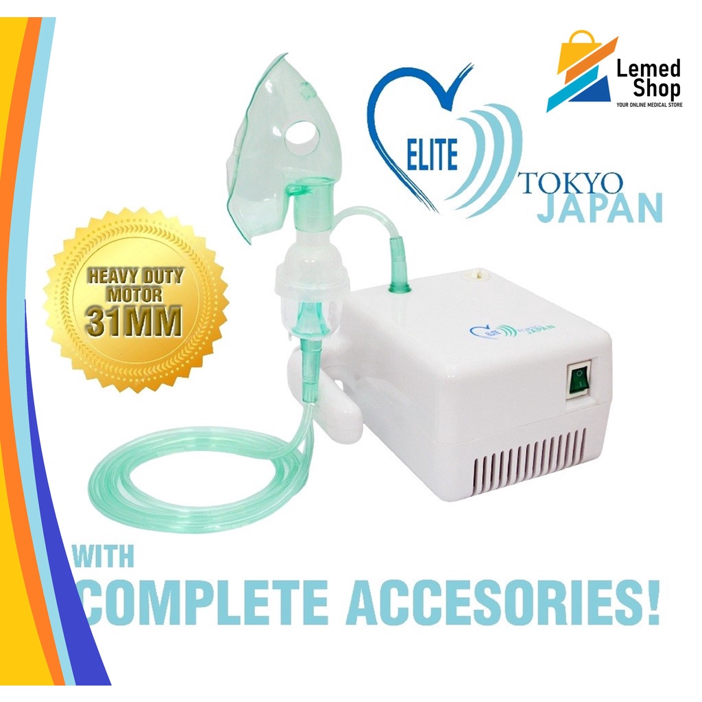 Nebulizer Compact Compressor Elite Tokyo Complete Set Nebulizer for ...