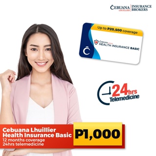 Cebuana Lhuillier Health Insurance + Free Teleconsult | One (1) Year Coverage | Up to 65 years old
