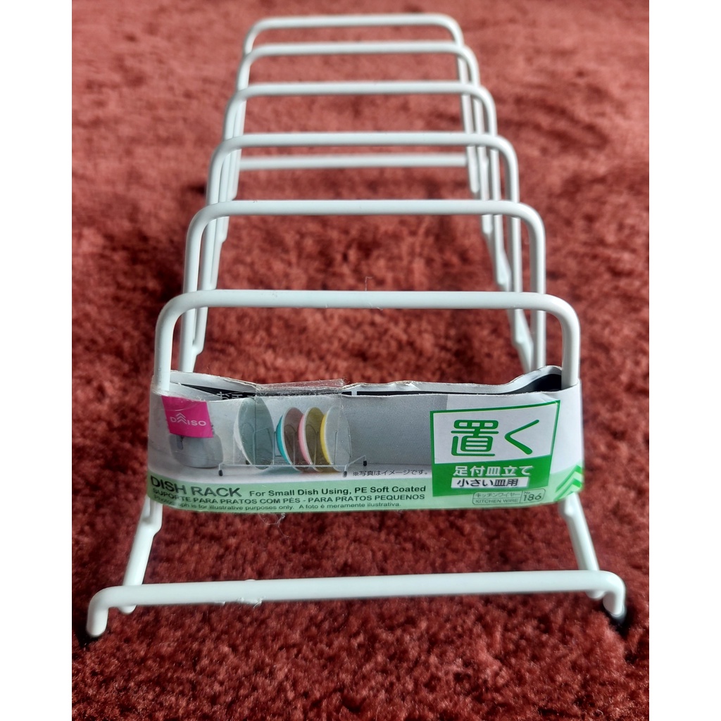 Daiso Dish Rack, White Shopee Philippines