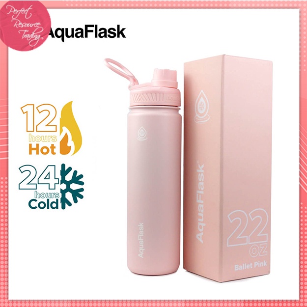 aquaflask 22oz pink
