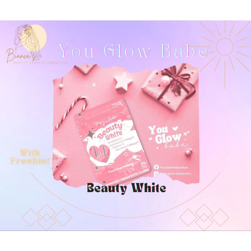 ONHAND YOU GLOW BABE Beauty White In Capsule Glutathione Collagen Vit C Garcinia Cambogia