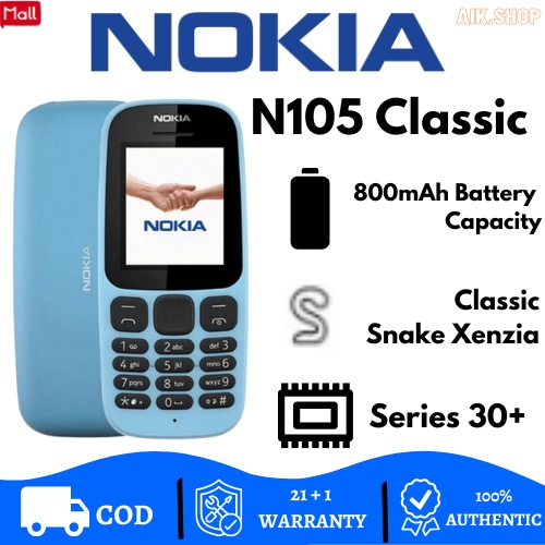 New! N105 Classic 800mAh Battery Basic Dual Sim Phone | Shopee Philippines