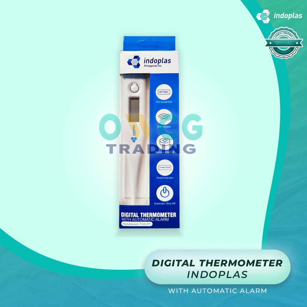 24 HOURS SHIP OUT INDOPLAS Digital Thermometer with Automatic Alarm
