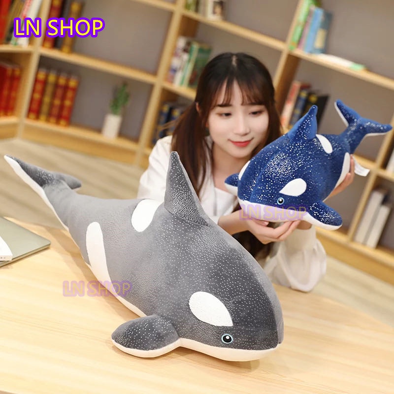 Blue Whale Stuffed Animal Giant Hug Soft Pillow Toy | Shopee Philippines